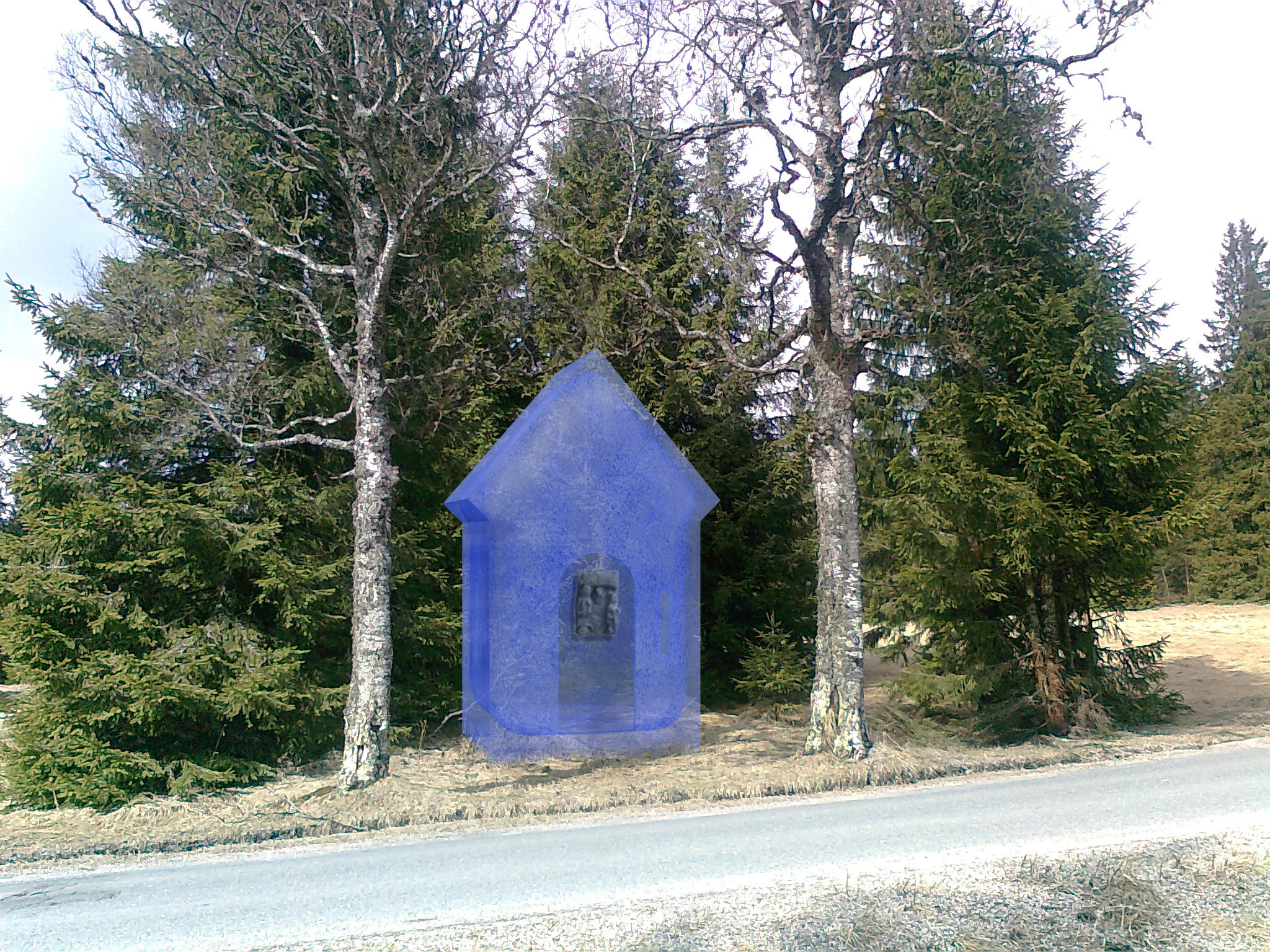 KAPLE V MODRAVĚ, studie