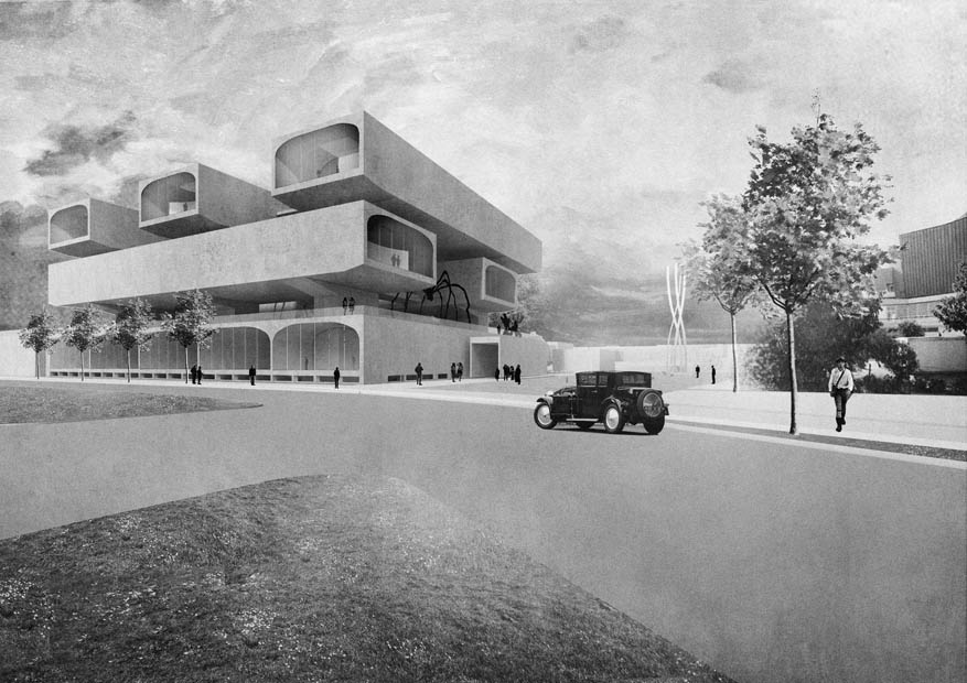 MUZEUM 20. STOLETÍ BERLIN, architektonická soutěž