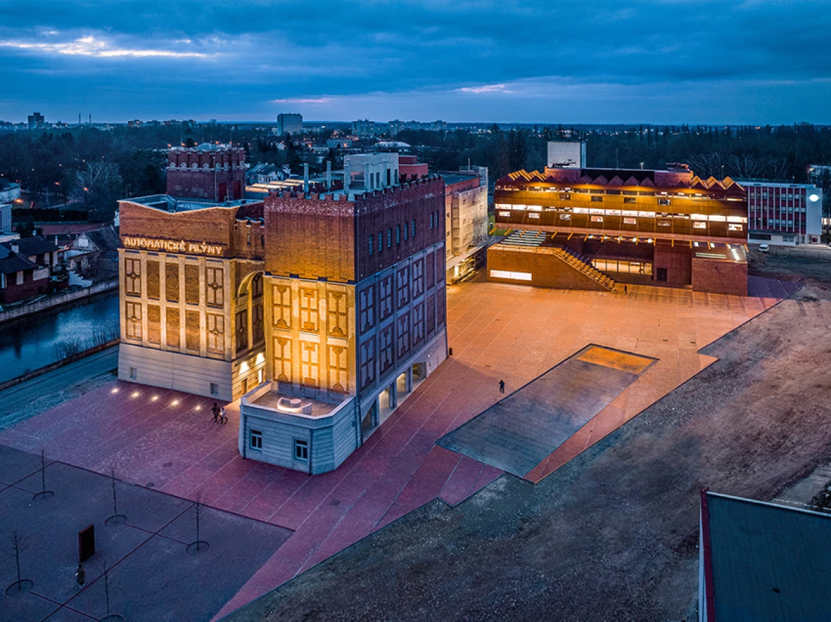 Veřejné prostory Automatických mlýnů, Pardubice