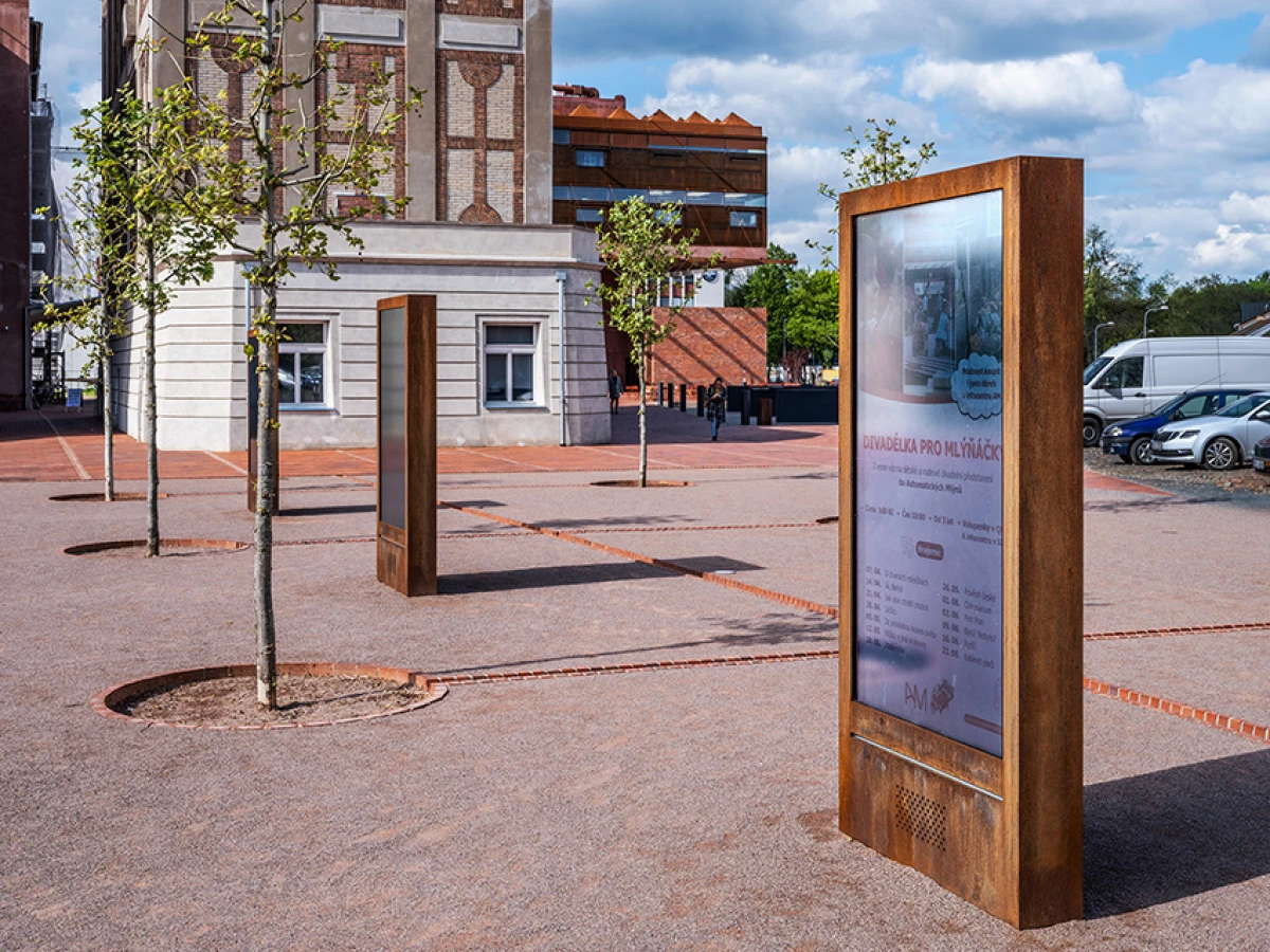 Veřejné prostory Automatických mlýnů, Pardubice