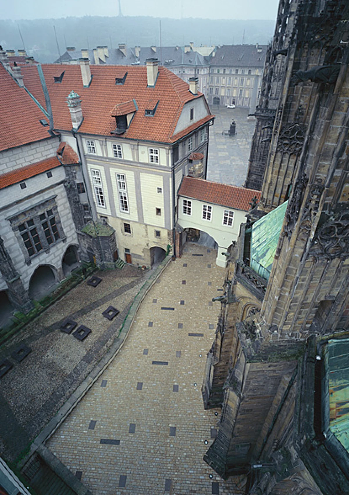 Úpravy Jiřského náměstí na Pražském hradě